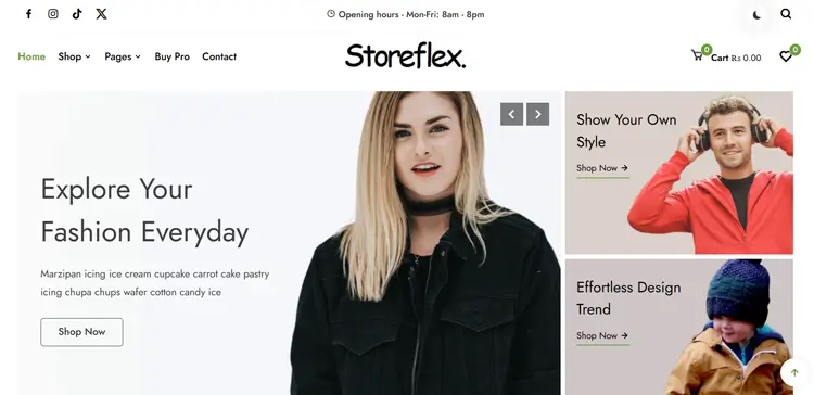Storeflex - Stylish WooCommerce Theme