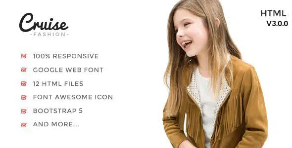 Cruise Fashion e-Commerce HTML Template