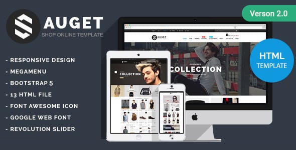 Sauget Responsive eCommerce HTML Template