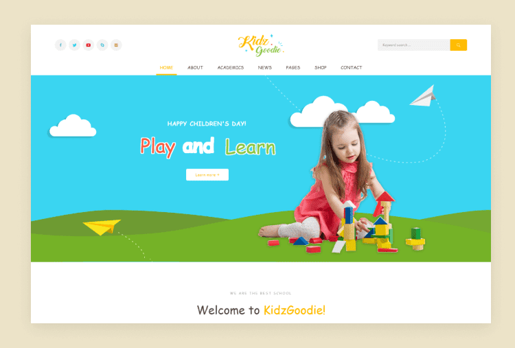 Goodiez – Kindergarten WordPress Theme