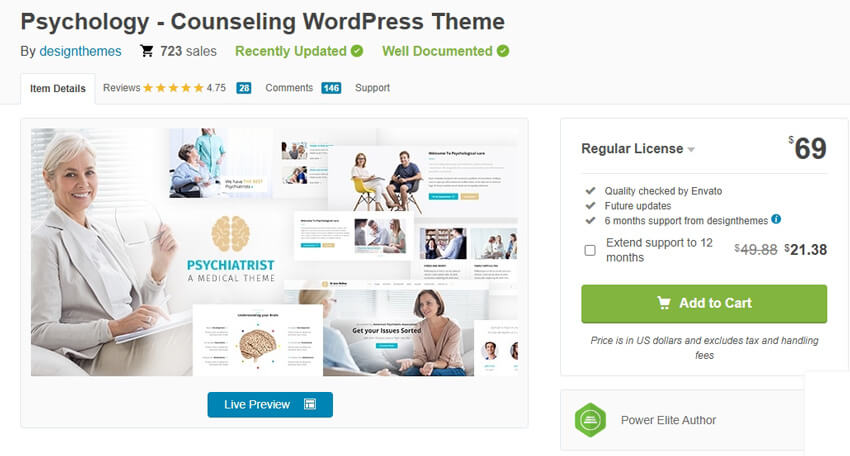 Psychology - Counseling WordPress Theme