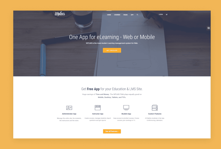 WPLMS Learning Management System for WordPress, Education Theme