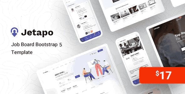 Jetapo - Job Board HTML Bootstrap 5 Template