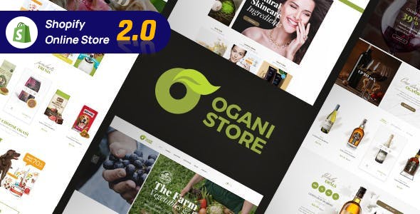 Ogani Organic Food Store Shopify Theme