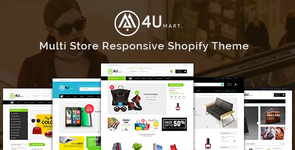 M4U - Multi Store Responsive Shopify Theme