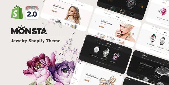Jewelry Responsive Shopify Theme - Monsta