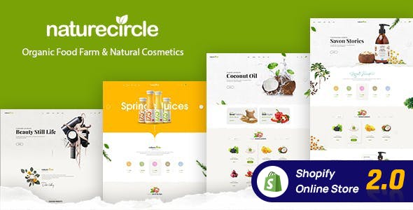 Naturecircle Organic Food Shopify Theme
