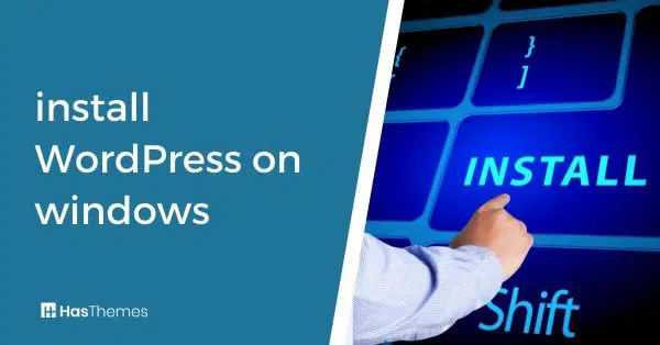 install wordpress on windows