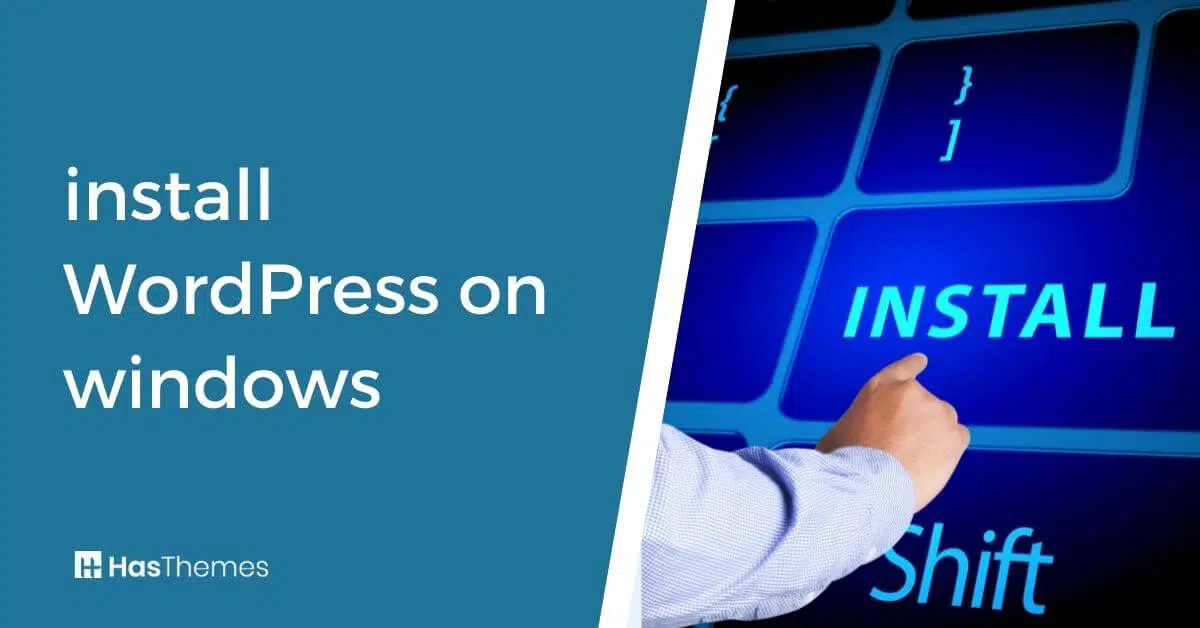 install wordpress on windows