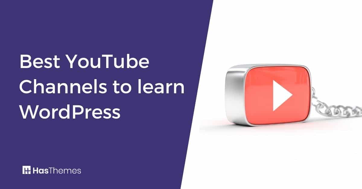 youtube channels to learn wordpress