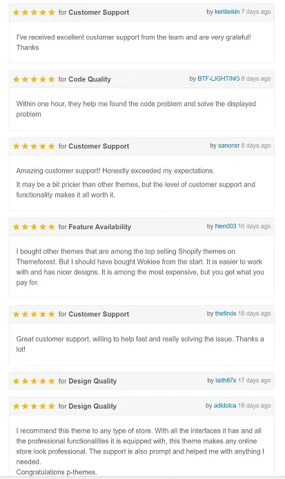 Wookie Shopify Theme Review