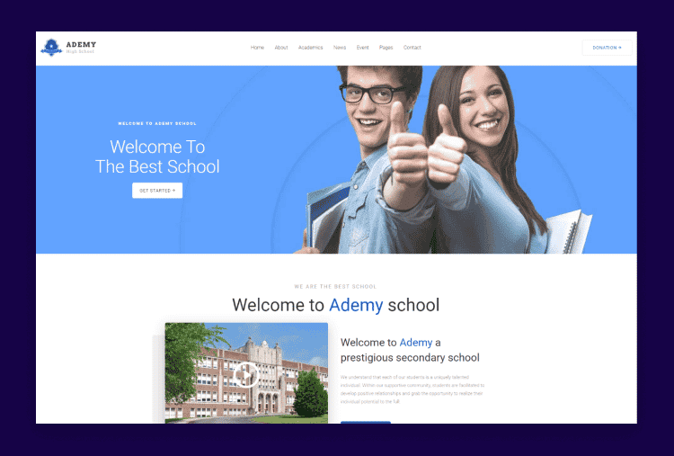 Ademy – Education HTML Template