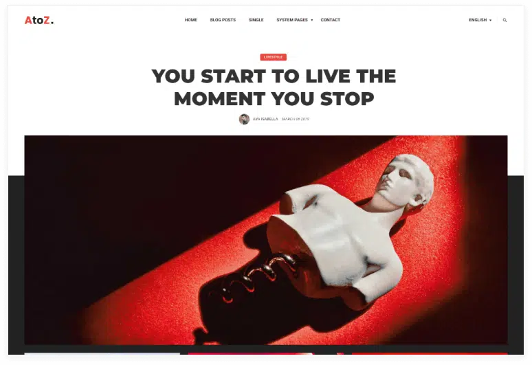 AtoZ Blog and Magazine HubSpot Theme