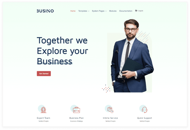 Busino Creative Agency HubSpot theme