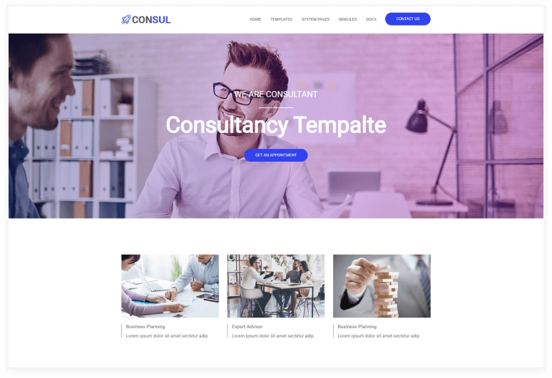 Consul Consulting Business HubSpot Theme