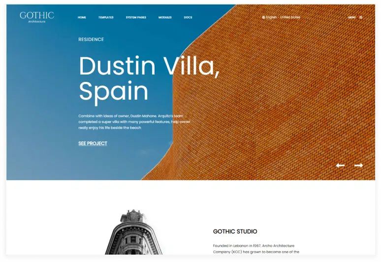 Gothic Architecture HubSpot Theme