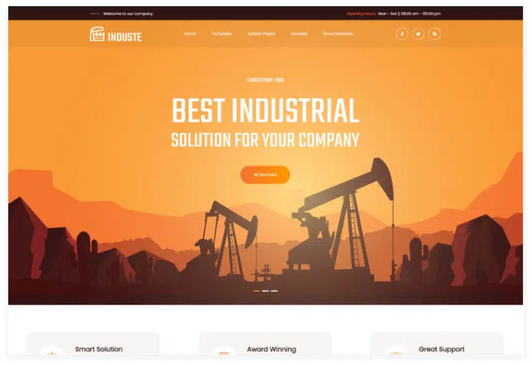 Induste Factory HubSpot Theme