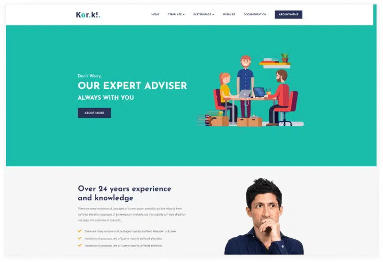 KorKi Tax Finance HubSpot Theme