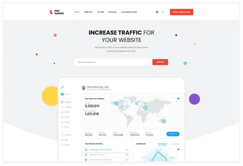 Monomic SEO Marketing HubSpot Theme