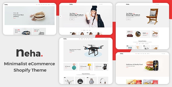 Multipurpose Responsive Shopify Theme - Neha