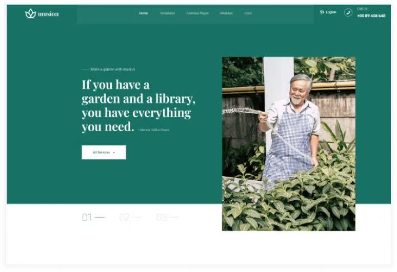 Musion Gardening HubSpot Theme