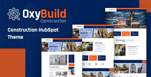 OxyBuild - Construction HubSpot Theme
