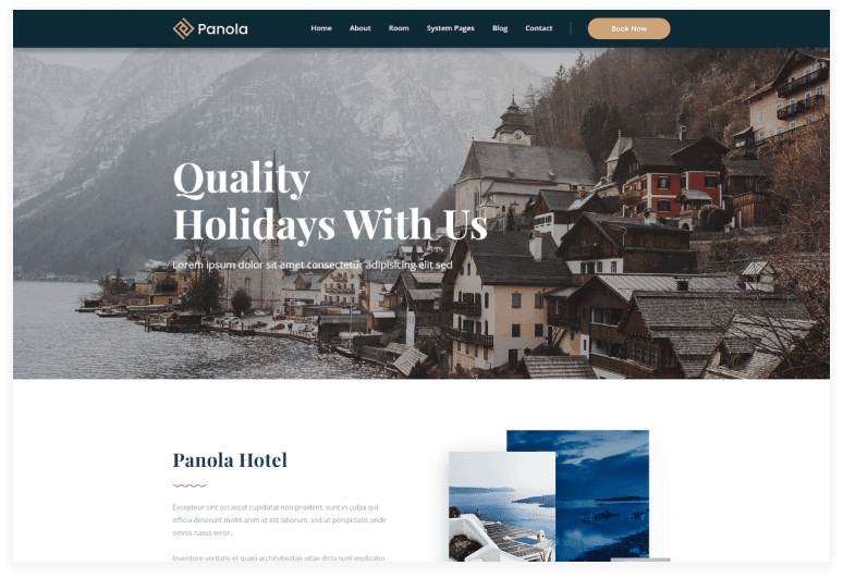 Panola Resort and Hotel HubSpot Theme