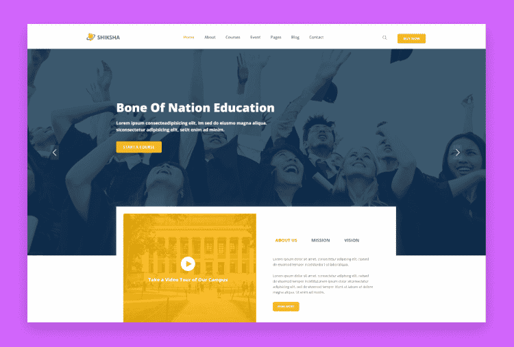 Education HTML Template - Shiksha