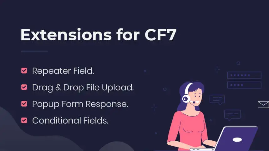 Extensions For CF7 (Contact form 7 Database, Conditional Fields and Redirection)