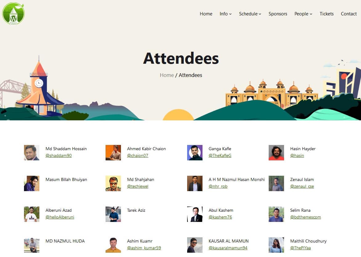 WordCamp Sylhet Attendees