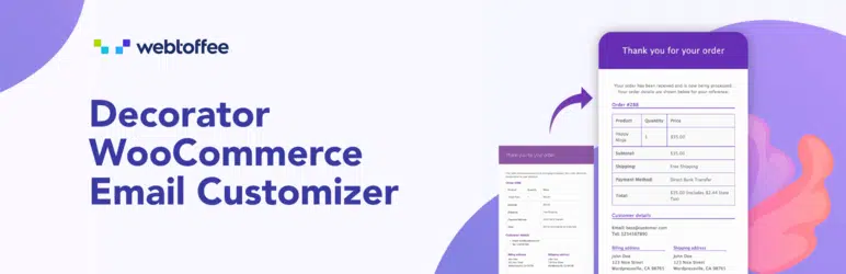 Decorator WooCommerce Email Customizer