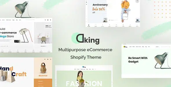 Dking – Multipurpose eCommerce Shopify Theme