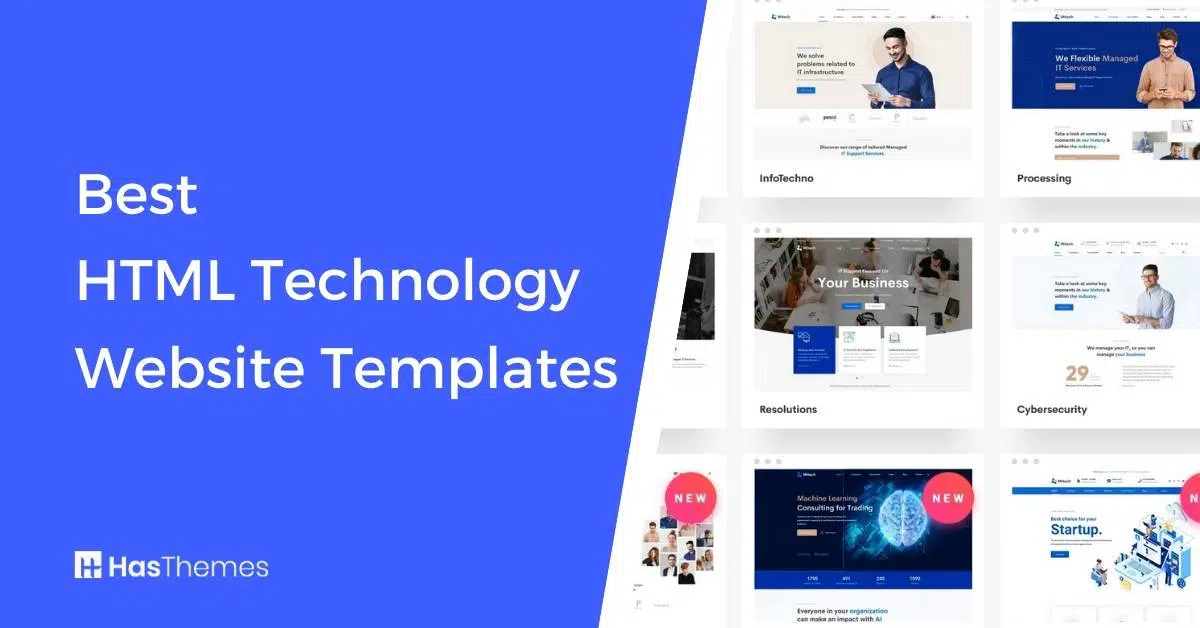 HTML Technology Website Templates