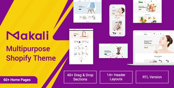 Makali - General Purpose Yourstore Shopify Theme