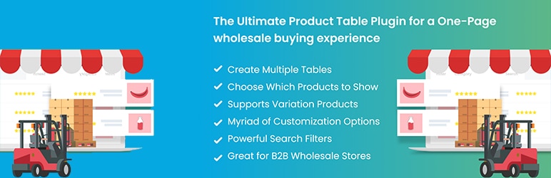 Product Tables for WooCommerce