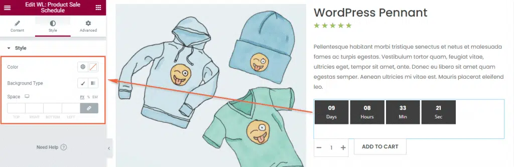 Woolentor Product Sale Schedule