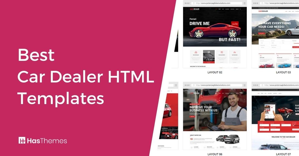 car dealer html templates