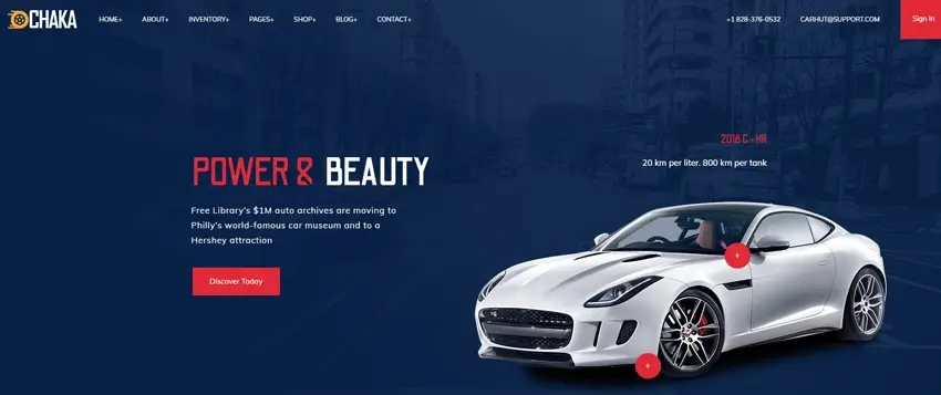 Chaka – Car Sale and Rent HTML Template