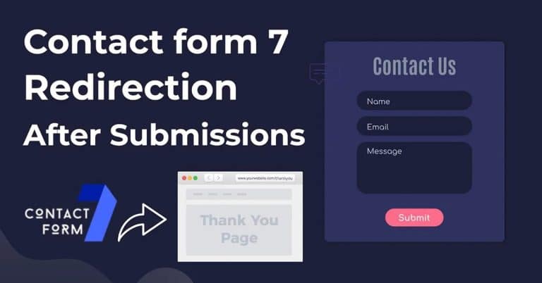 Contact Form 7 Redirect After Submit