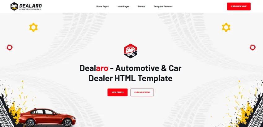 Dealaro – Automotive & Car Dealer HTML Template