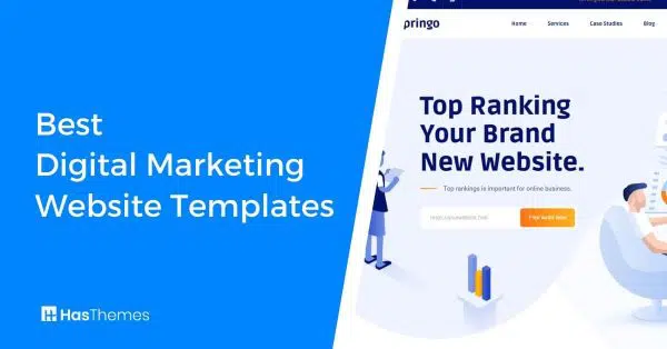 digital marketing website templates