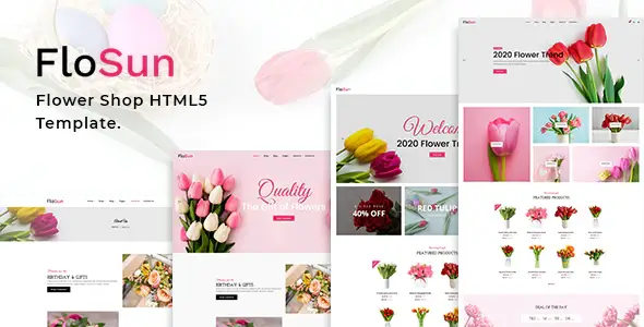 FloSun – Flower Shop HTML5 Template