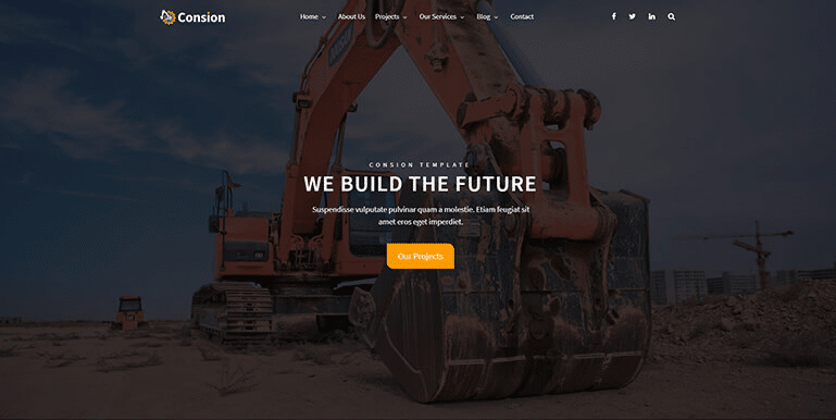 Consion - Construction Website Templates HTML5