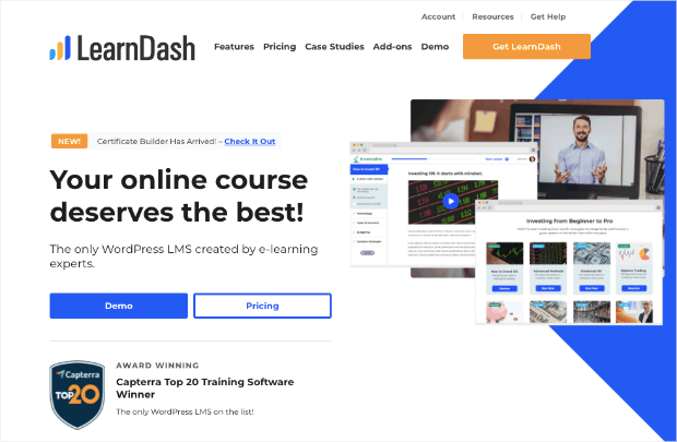 LearnDash - online course platform