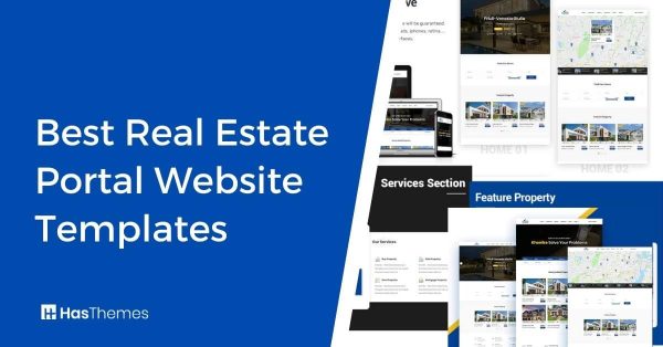real estate portal website templates
