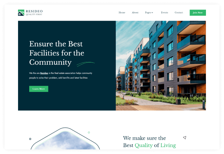 Resideo - Real Estate Website Template