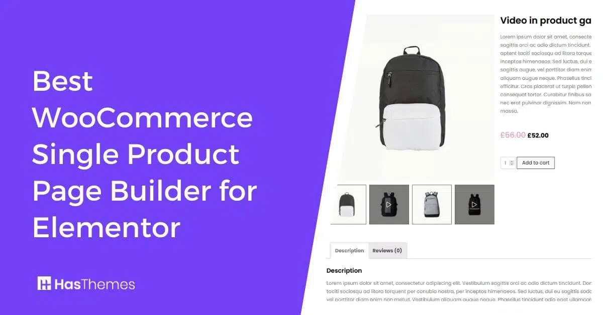 woocommerce single product page builder