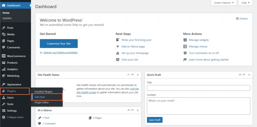 essential addons plugins add new
