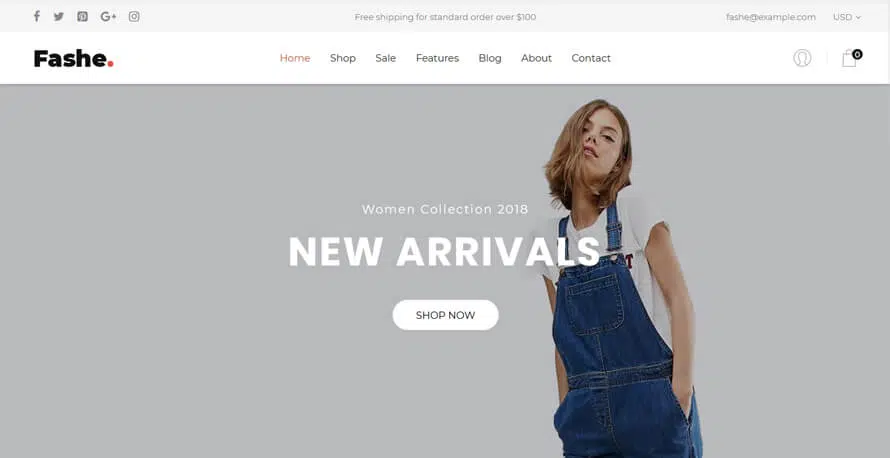 fashe shopify theme