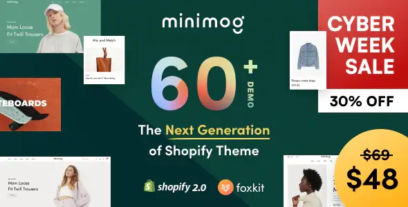 Minimog the ultimate Shopify theme